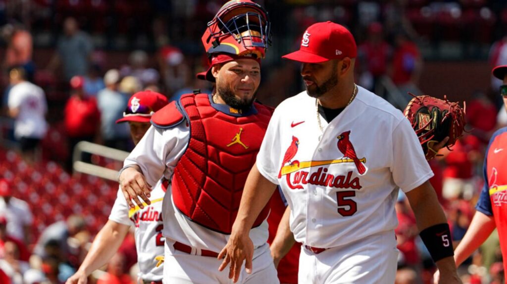 Yadier Molina y Albert Pujols