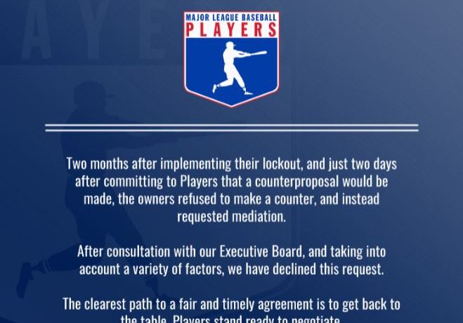 La MLBPA emitió un comunicado