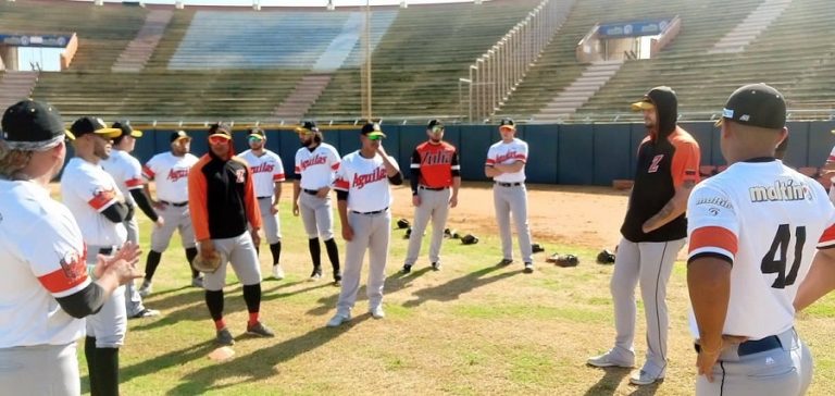 Águilas del Zulia entrenó en Maracaibo